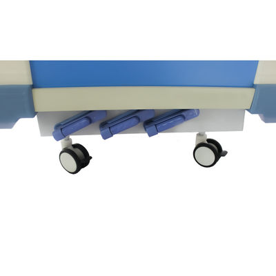 3-funkcyjne ręczne łóżka szpitalne o dużej wytrzymałości 80 stopni do pielęgniarstwa pacjenta