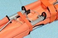 Szpitalne przenośne ambulansy awaryjne noszenie 2 sekcje aluminiowe stopu składane pacjent
