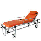 ISO CE zatwierdzony stopu aluminiowego Ambulans First Aid Stretcher Litter Foldaway z kółkami