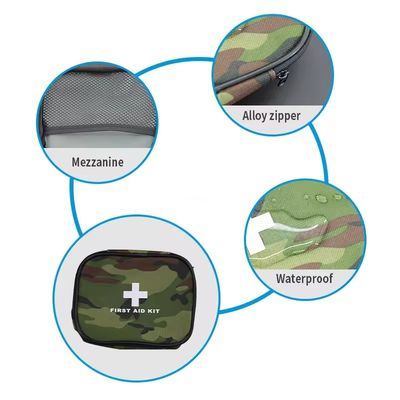 Maskowanie Duża pojemność zestaw pierwszej pomocy Wilderness Survival Kit Outdoor Rescue Paramedic Medical Kit