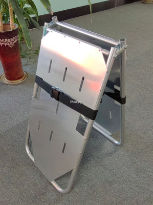 Aluminiowa płytka twarda z stopem dwa złożone nosze do przenoszenia pacjentów Lekkie, wygodne w noszeniu