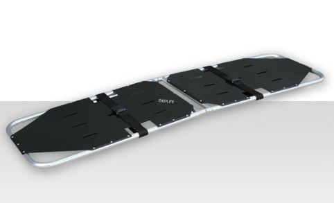 Aluminiowa płytka twarda z stopem Dwa złożone nosze do przenoszenia pacjenta wygodne w noszeniu