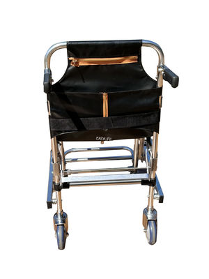 Zkładany, pogrubiony, ze stopu aluminiowego, z tkaniny PVC, z 4 kółkami i 6 uchwytami