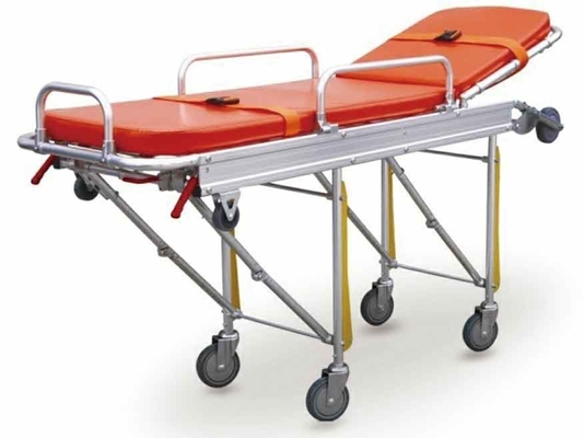 Dobra cena. Aluminiowy stop składany Ambulans Nosiciel Transfer pacjenta Wysokość i plecy regulowana pomoc ratunkowa w Internecie
