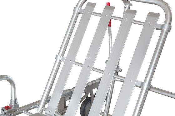 Awaryjne ładowanie medyczne Składane nosze pogotowia z poręczą ze stopu aluminium