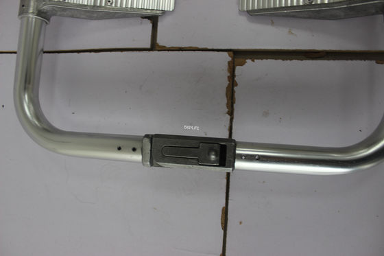 Niebieskie 210 cm 44 cm Składane nosze do karetki pogotowia z paskami obsługiwane ręcznie