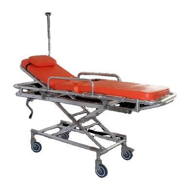 1900MM 35nch Medical Emergency Non-Magnetic Trolley Chirurgiczny MRI Kompatybilny Nosze pogotowia transportowego