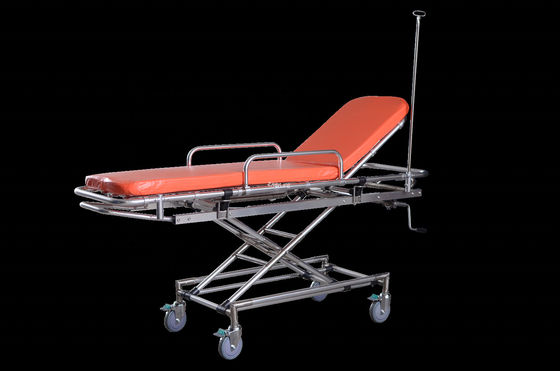 1900MM 35nch Medical Emergency Non-Magnetic Trolley Chirurgiczny MRI Kompatybilny Nosze pogotowia transportowego