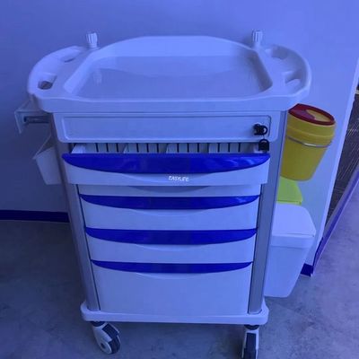 Trwały wózek awaryjny Sprzęt medyczny do wózka ratowniczego 520MM