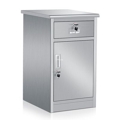 450MM Szafka nocna dla pacjenta szpitalnego Szafka do jadalni Jasnozielona Odm