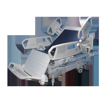 95CM 260KG Elektryczne łóżko szpitalne z szynami do ratownictwa medycznego na OIOM