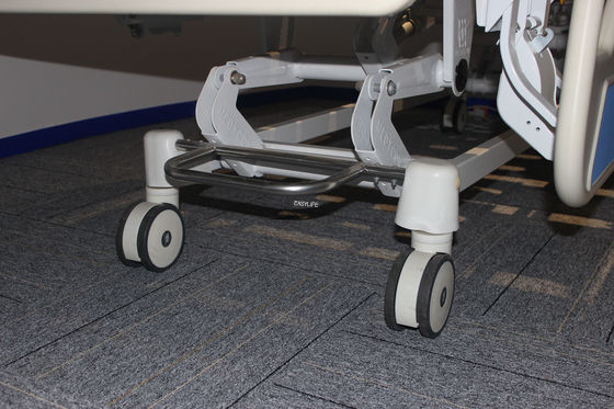 Stal walcowana na zimno 85in elektryczne łóżko szpitalne do użytku domowego W105 biała z toaletą