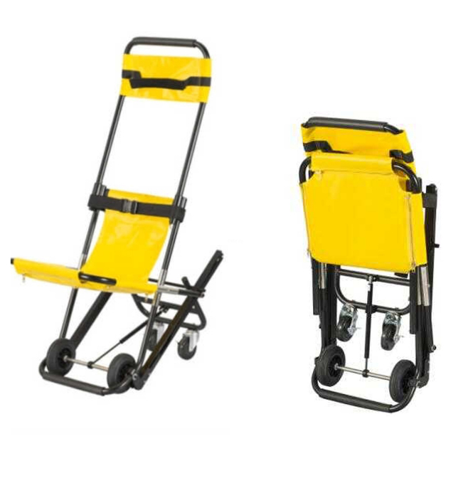 Crawler Type Stair Stretcher High Rise Building Evacuation Chair Aluminum Alloy Portable Folding Stretcher