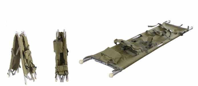 Składane nosze medyczne ze stopu aluminium PVC 208 X 55 X 13 CM do karetki pogotowia 9 kg