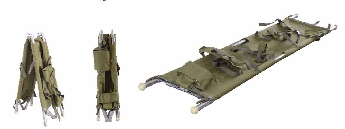 Składane nosze medyczne ze stopu aluminium 200 x 46 x 16 cm do karetki pogotowia 9 kg