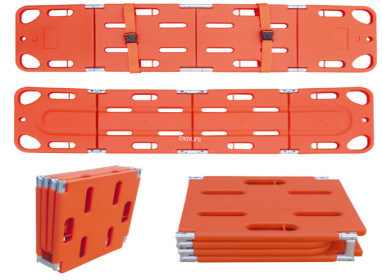 Składana deska kręgosłupa 1.91M, plastikowe nosze ratownicze, składana deska ratunkowa do pływania