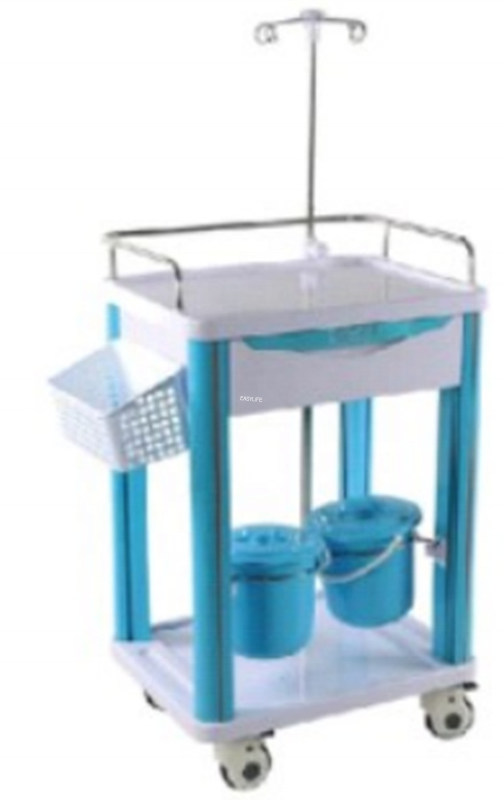 750MM 92CM wysokiej jakości szpital chirurgiczny pielęgniarka lekarz medyczny wózek medyczny klinika lekowa 2-warstwowy szpital