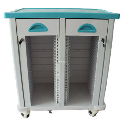 680MM 40CM wózek sprzętu medycznego ABS Szpitalny wózek medyczny ręcznie